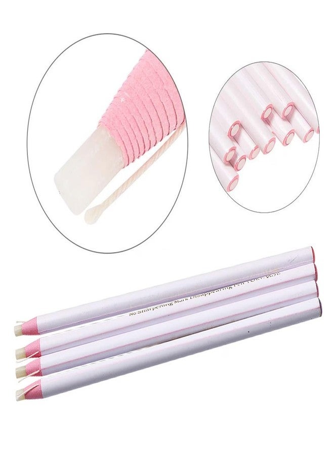 Crazygol White Tailoring Marker Pencils Self-Peel & Dust-Free Tailor Chalk (Pack of 12) Tailor Chalk - Image 3